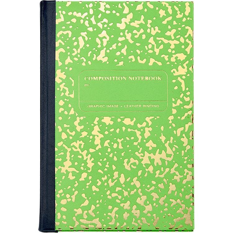 Composition-Notebook-in-Neon-Green-Gold-Leather-Books-24731967193175