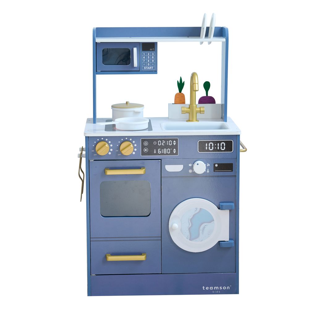 Little-Chef-Lake-Tahoe-Wooden-Play-Kitchen-Washer-Mini-Garden-Blue-Preschool-25844855537751