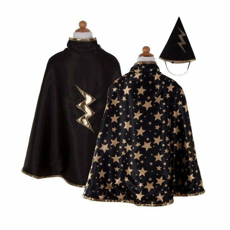 Reversible-Wizard-Cape-Hat-Size-4-6-Years-Dress-up-20911859236951